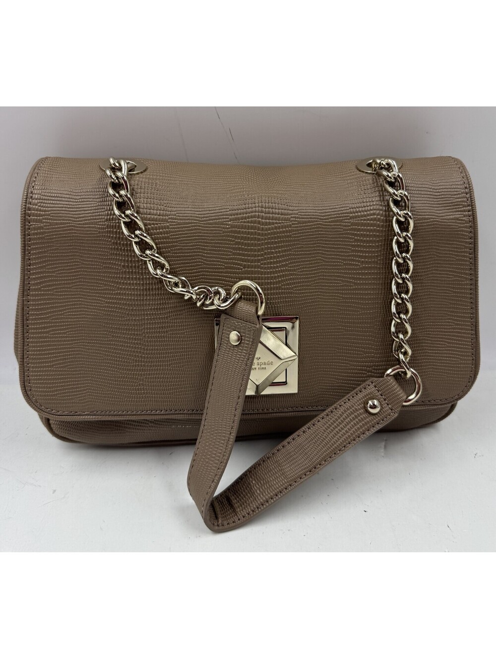 Kate Spade Marble Hill Rafaela Women's Handbag Brown Leather Shoulder Bag